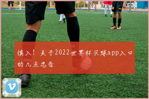慎入！关于2022世界杯买球app入口的几点忠告